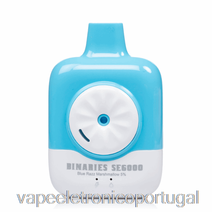 Vape Eletrônico Horizonte Binários Se6000 Descartável Azul Razz Marshmallow